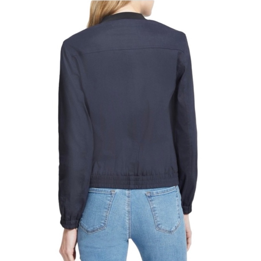 Theory Bomber Navy Blue Jacket | S - Picture 2 of 6